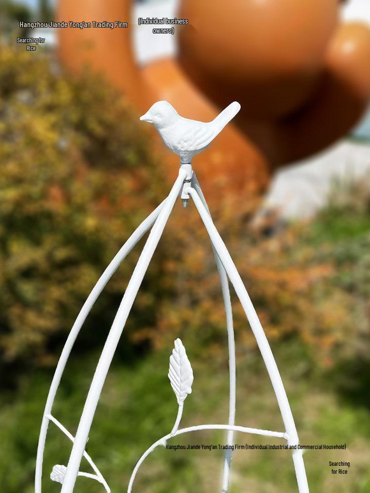 European-Style Iron Art Outdoor Shelf for Climbing Vines and Rose Flower Pot Support