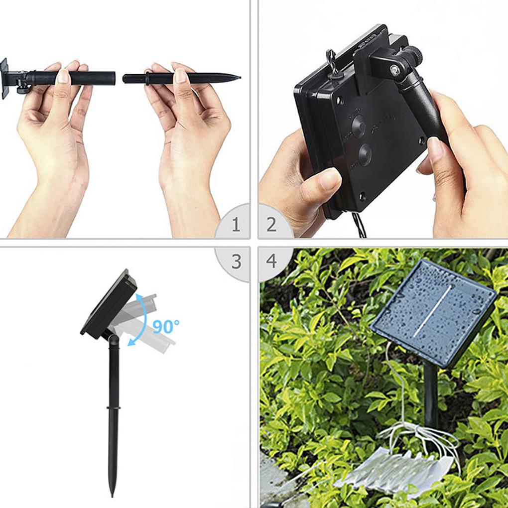 LED Solar String Lights Waterproof 100/200 LEDs Copper Wire Outdoor Garden Decor