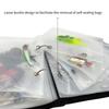 Fliegenfischer-Vorfach-Etui Vorfachschnur-Halter 15 Fächer Transparent-Vorfach Vorfach Aufbewahrungstasche Vorfach-Tasche