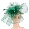 Fashion European and American Party Banquet Top Hat Mesh Cover Ball Headgear Boutique Hair Accessories Veil Wholesale