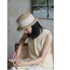 Casual Flat Top  Formal Hat Sweet Beach Hat Fashion Art Straw Hat  Women