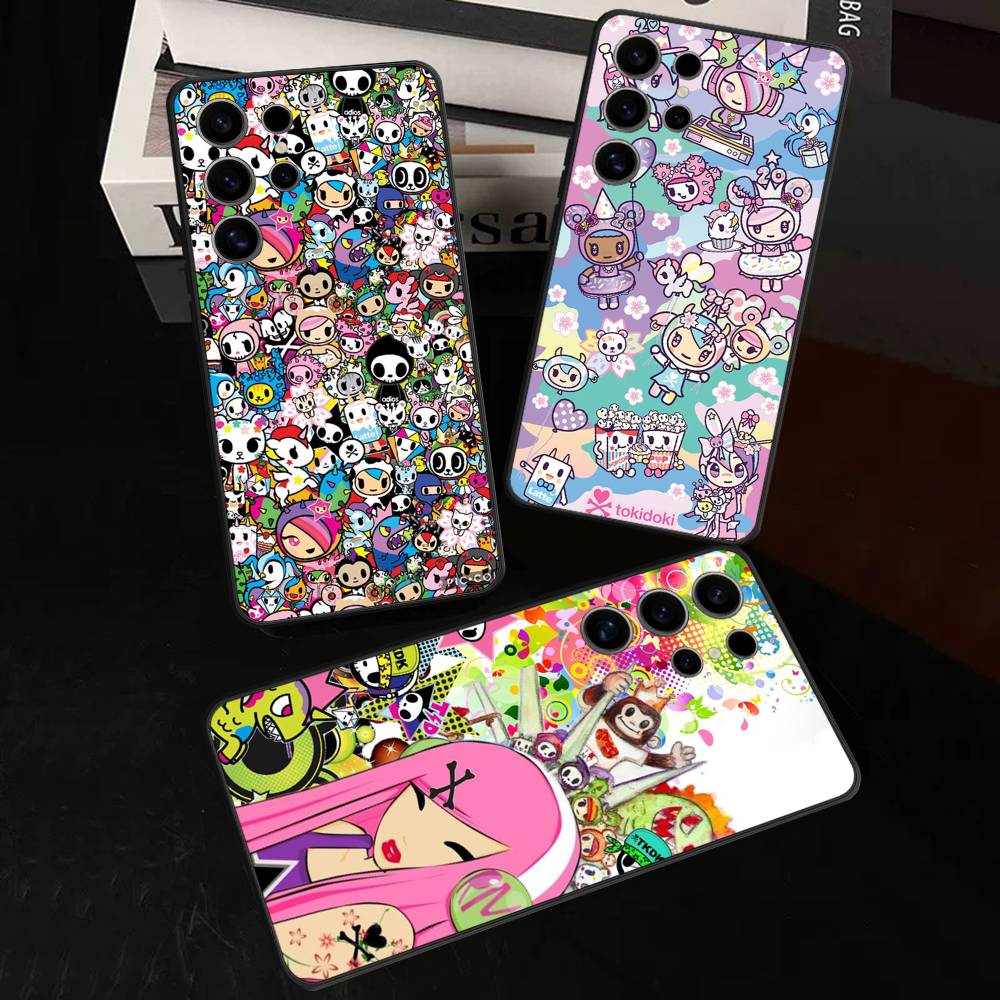 Japan T-Tokidokis Case For Samsung Galaxy Case S25 S23 S22 S21 S30 S20 S10 Ultra Plus FE TPU Soft Cover
