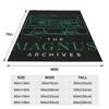 The Magnus Archives Logo Decken Flanell Überwurfdecke Multifunktionale Überwurfdecken für Sofa Bettwäsche Überwürfe Tagesdecke Steppdecke