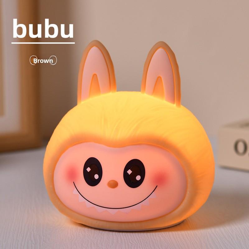 Children Students Cute Bedside Warm Colour Three-speed Adjustment Cartoon Creative Tide Play Night Light