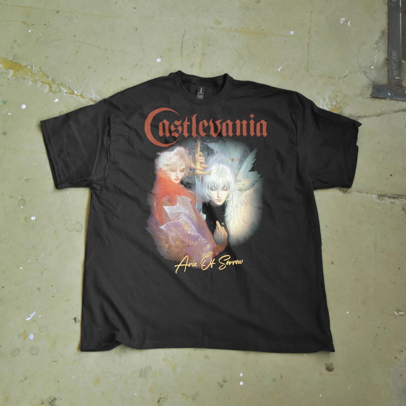 Castlevania Aria of Sorrow Tee - Anime Graphic Tee - Gamer Shirt - Anime T-Shirt 4XL
