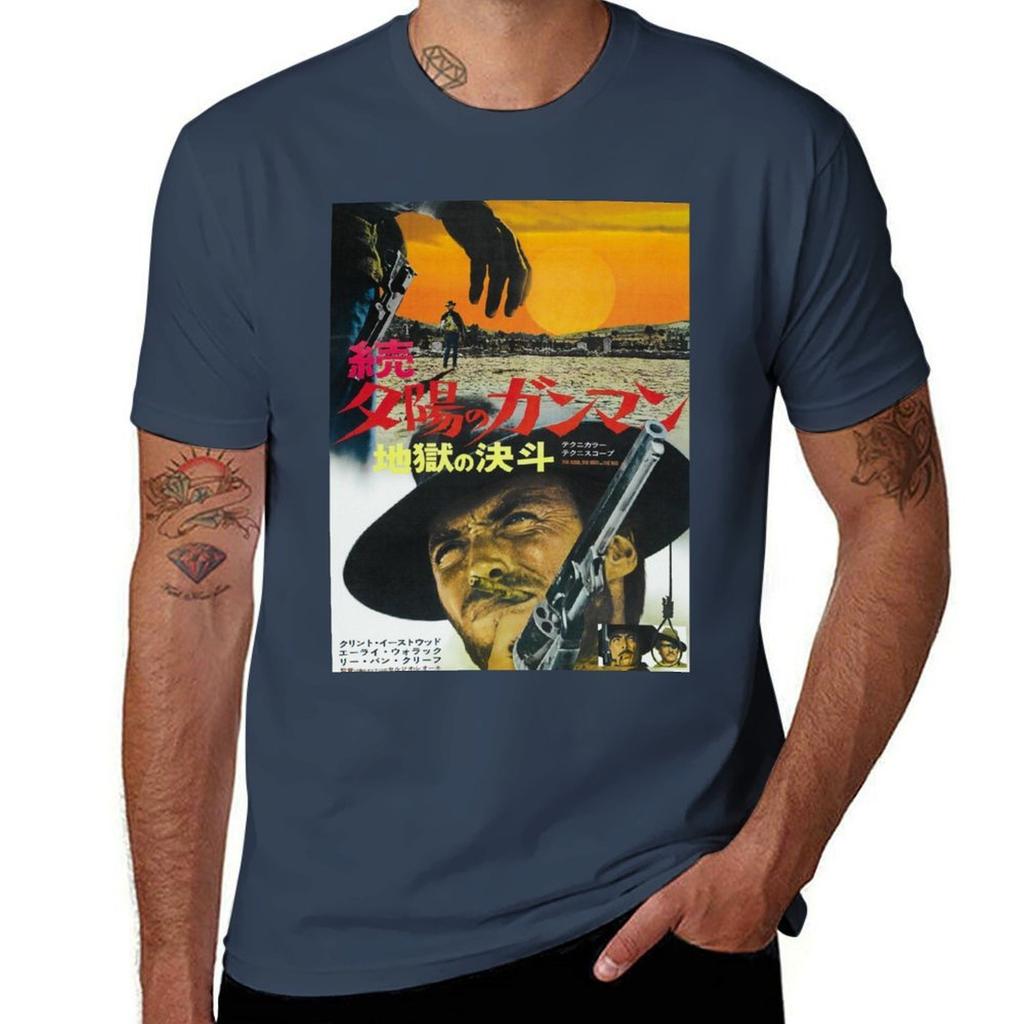 The Good The Bad  The Ugly Japanese Poster TShirt Festival Party Tee Top TShirt