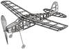 Studio Mido 1/22 NQAT-01 Autentická řemeslná stavebnice modelu letadla NQ-01 Omezená distribuce