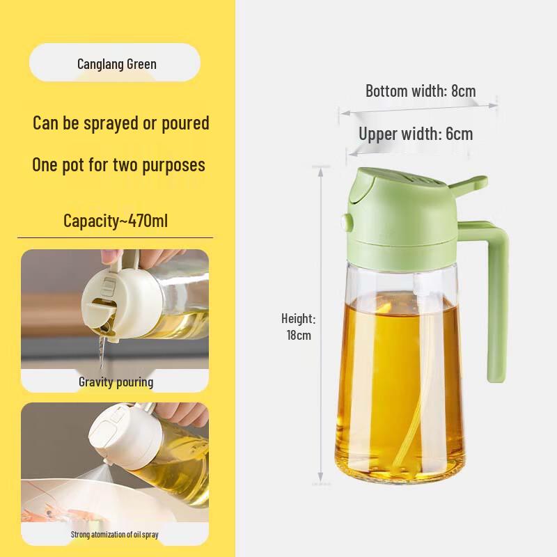 Multi-Function Glass Oil Sprayer & Pourer