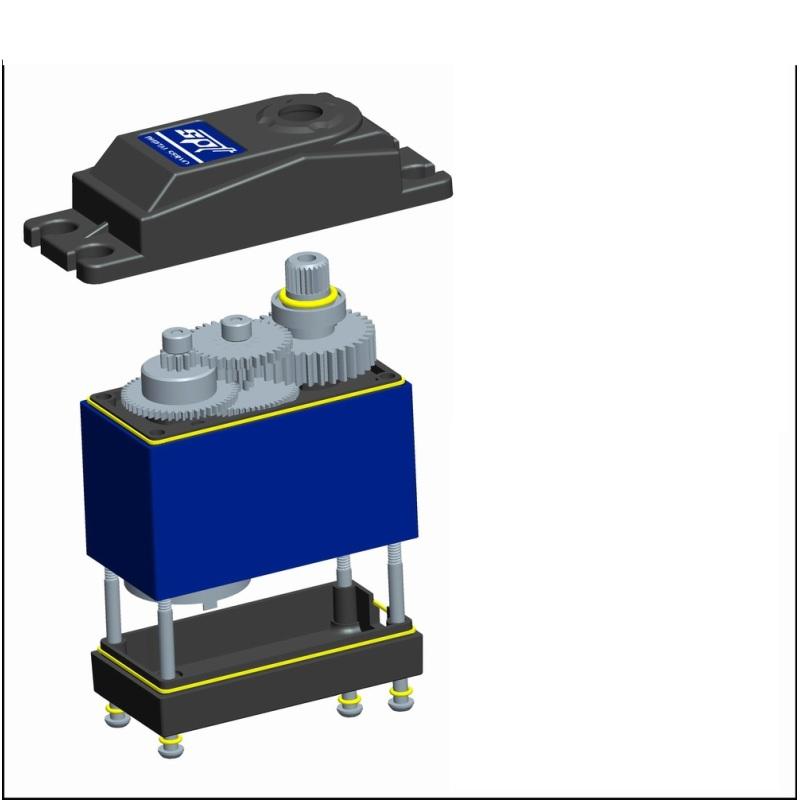 SPT5435LV 35kg 180W Large Torque Digital Standard Servo Water Proof For 1:8 1:10 RC Car Climber