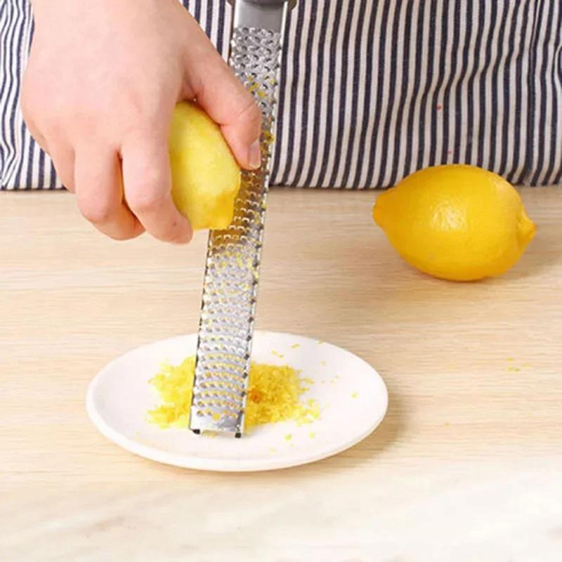 Stainless Steel Grater Cheese Long Planer Baking Cheese Grater Chocolate Grater Lemon Peel Scraper