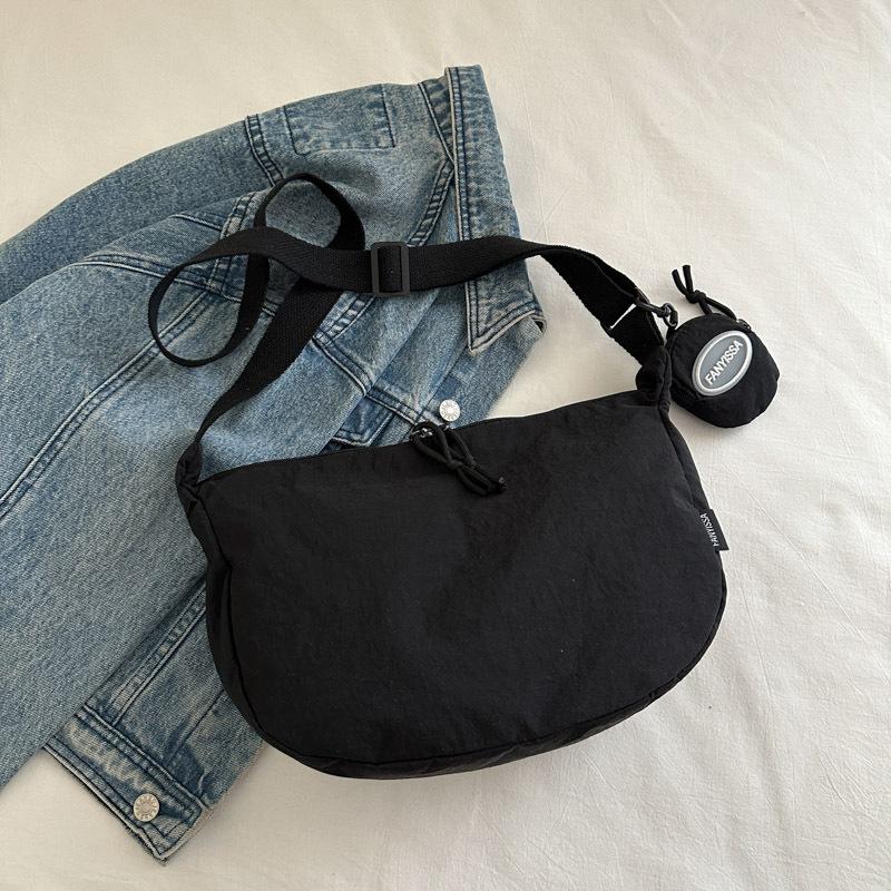 Atmospheric Commuting Solid Color Simple Texture Shoulder Messenger Bag Summer New Tote Bag Fashion Dumpling Bag