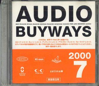 

CD VARIOUS - Audio Buyways 2000.7 QACB90026 EPIC Japan Japanese Pop/Rock Used