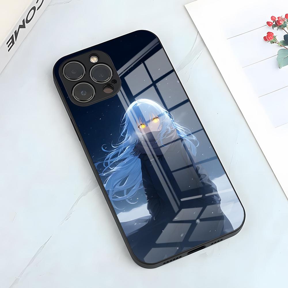 

Rimuru Tempest Tensei Phone Case For IPhone 17 Pro Max 15 Pro 16 14 Plus 12 13 Mini 11 Pro Shockproof Glass Cover iPhone16Plus