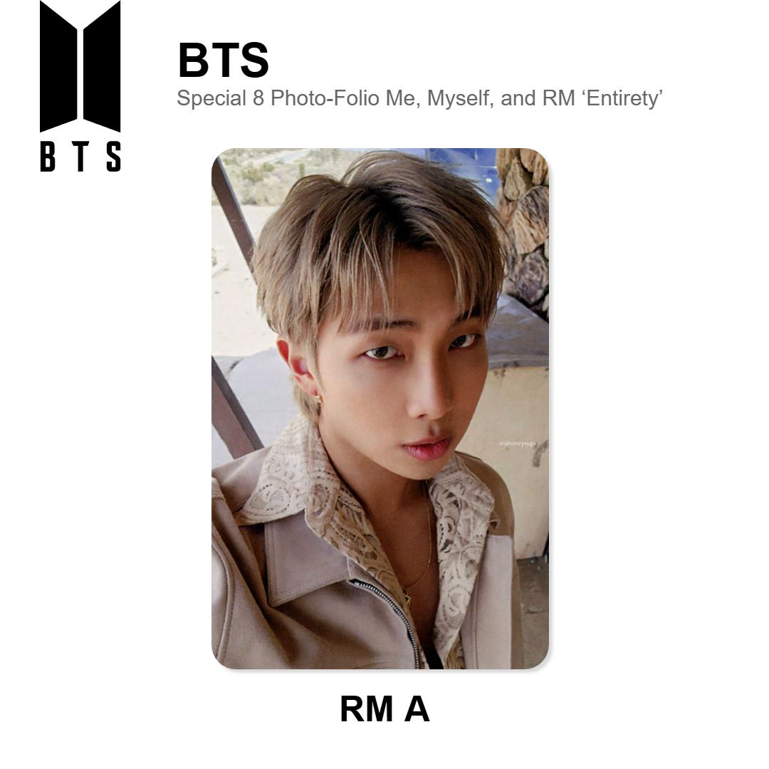 BTS Special 8 Photo-Folio Me, Myself, and RM ‘Entirety’ Official Photocard RM