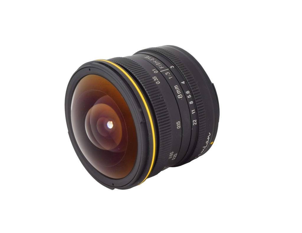 KAMLAN Interchangeable Lens Single Focus Fisheye Lens 8mm for FUJIFILM Compatible Fisheye Domestic Warranty Included KAM0003 [ ] F3.0 X-Mount APS-C