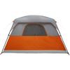 Family Tent for 6 Persons Orange Waterproof
