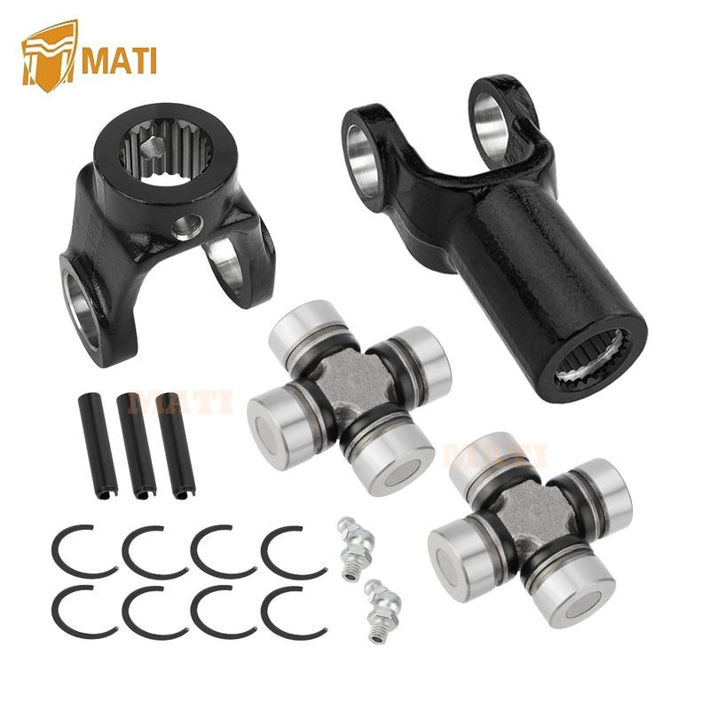 M MATI Front Prop Shaft Yoke & U-Joint (2 Side) for Polaris Brutus HD 2013-2018 3235502 3235503 3235500