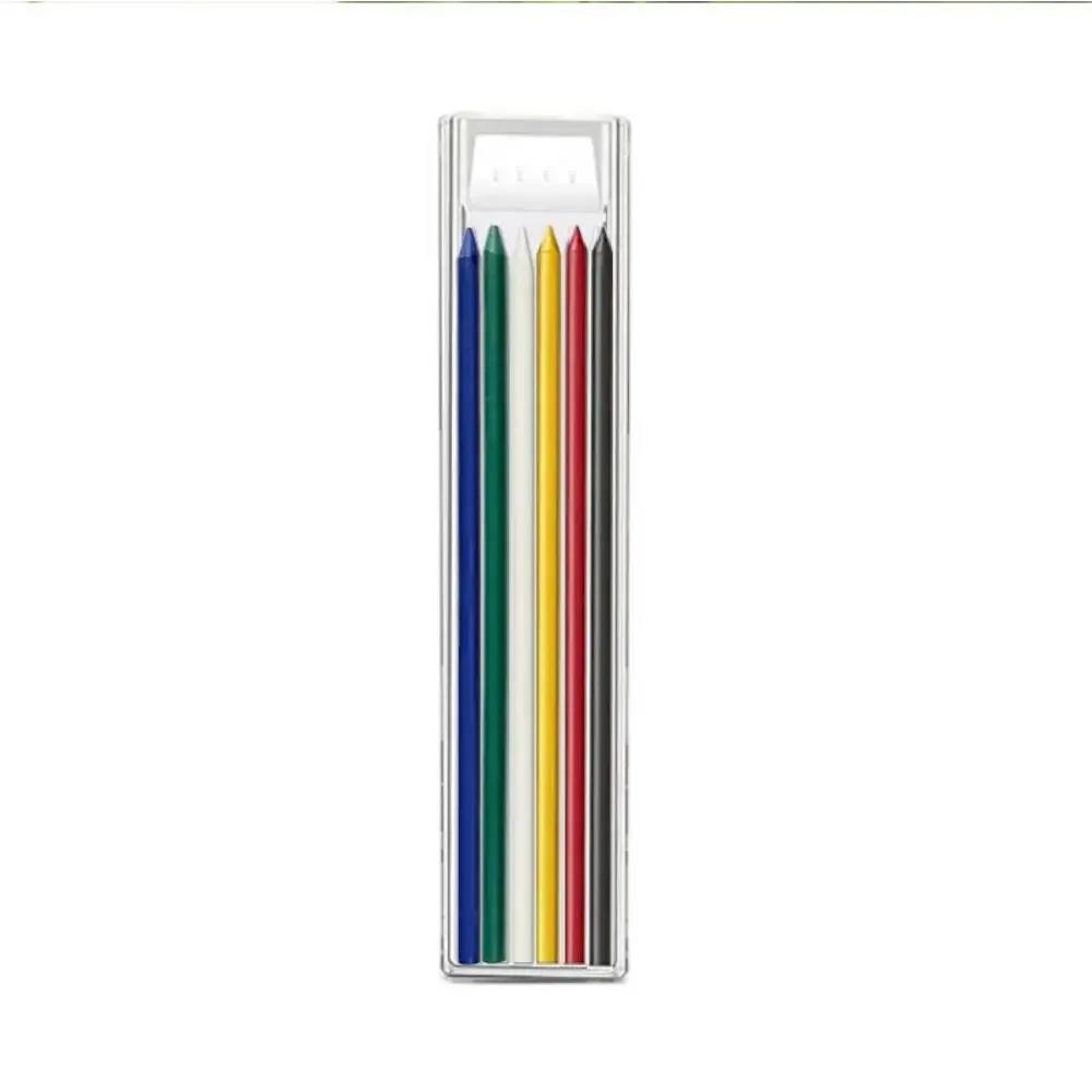 2.8mm Woodworking Pencil Deep Hole Marking Built-in Sharpener Mechanical Pencil Long Head Metal Solid Carpenter Pencil