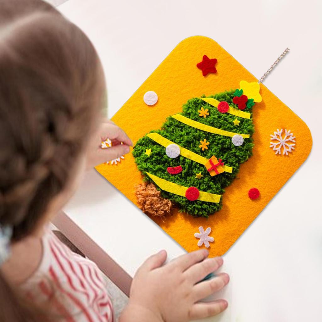 Sewing Kit for Kids DIY Christmas Theme Crafts Projects DIY Embroidery Sewing Kit for Birthday Girls Boys Kids Beginners Ages