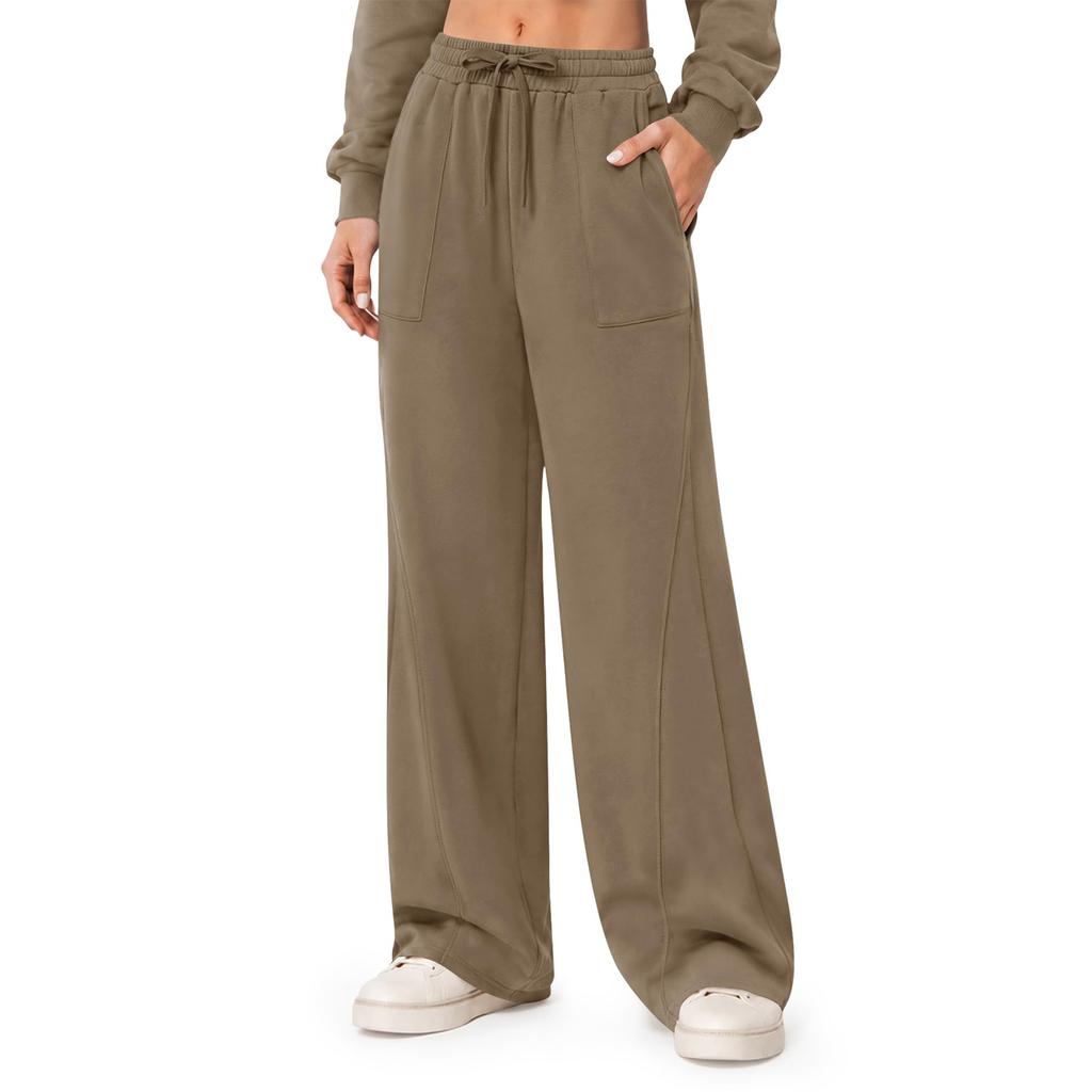 Women's Wide Leg Sweatpants Casual Athletic Pants for Spring and Fall