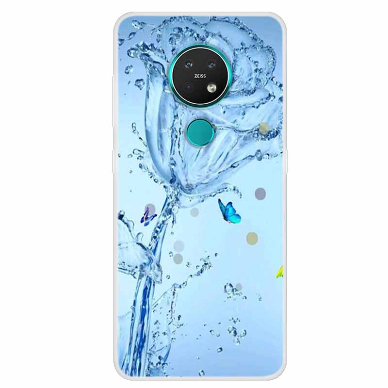 Per Custodia Nokia 7.2 Nokia 6.2 Lusso Silicone TPU Morbida Cover Posteriore Custodia Telefono Per Nokia 7.2 Funda TA-1193 TA-1178 Cartone Animato Coque