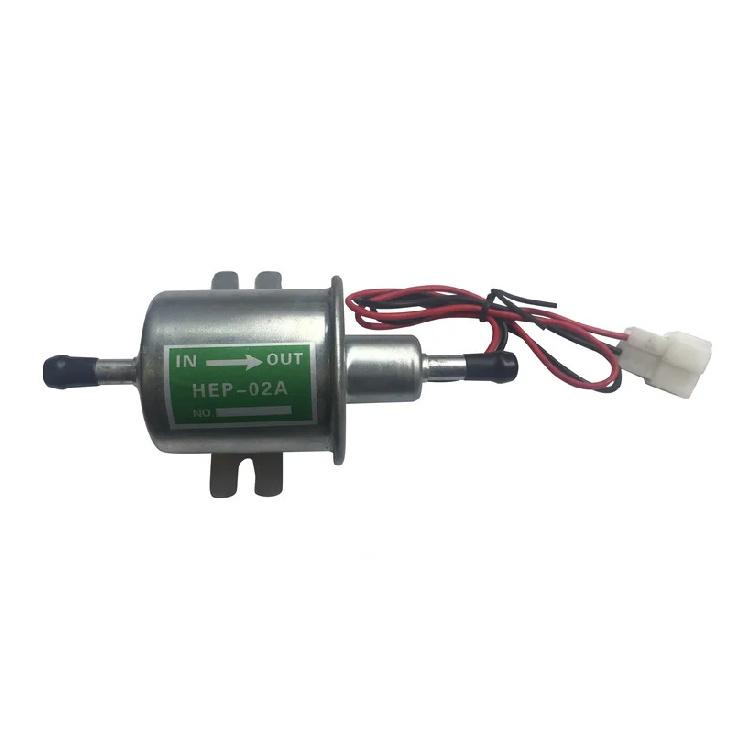 12V HEP-02A Elektrische Kraftstoffpumpe Niederdruck Schraubbefestigung Kabel Diesel Benzin für Auto Vergaser Motorrad ATV HEP02A HEP-02A