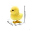 Chick Plush Wind Up Toy Realistic Novelty for Birthday Gifts Basket Stuffers Yellow 31g