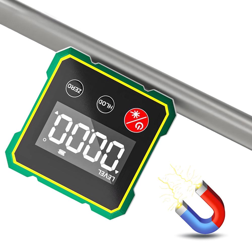 Magnetic LCD Digital Protractor Inclinometer Gauge Level Angle Measurement Tool for Miter Saw Automobile Test and Repair and Ect