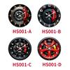 Automotive Wall Clock with Wheel and Brake Theme, Clock Hands, Hour Numerals, and Quieter Timekeeping for Indoor Display