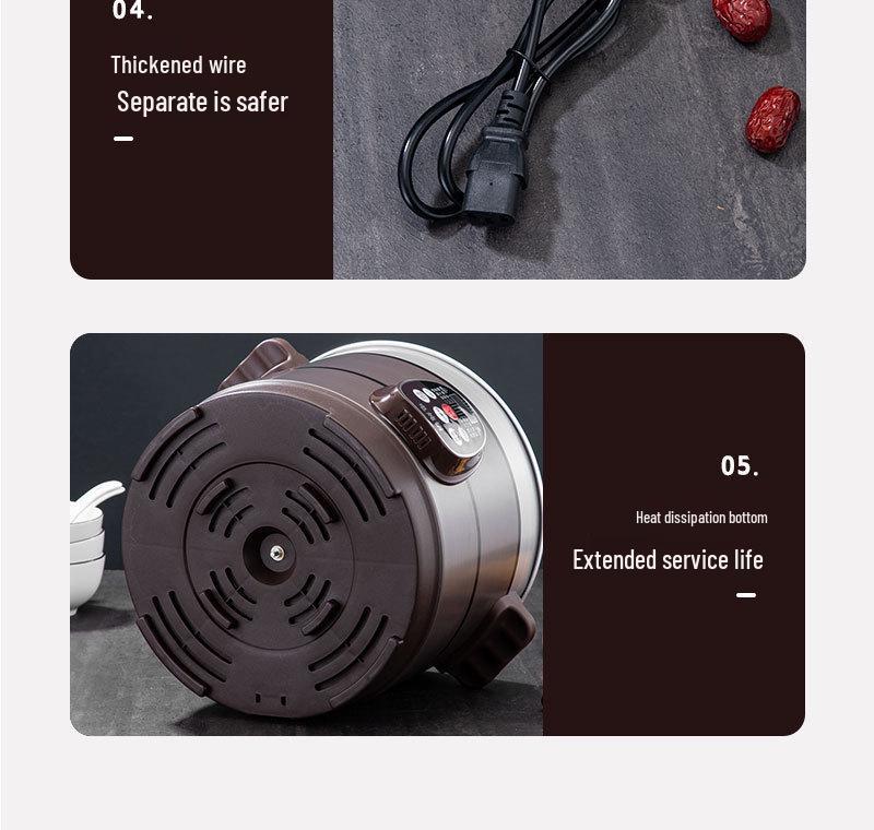 Automatic Purple Clay Slow Cooker: Multi-Function Soup, Porridge & Baby Food Pot