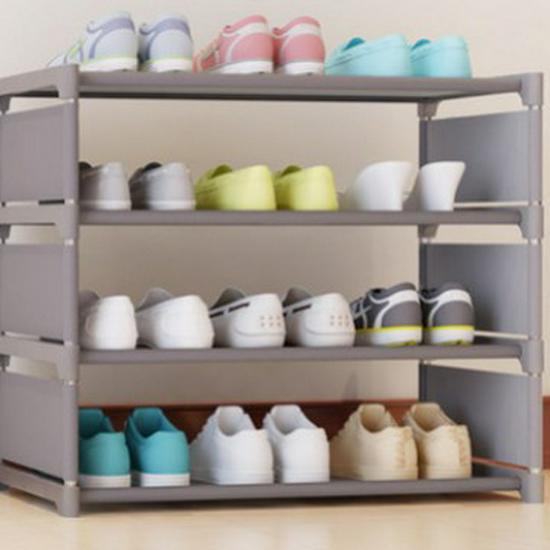 Jia You Xin Multi-layer Dustproof Shoe Rack - Durable & Easy to Install Storage Shelf