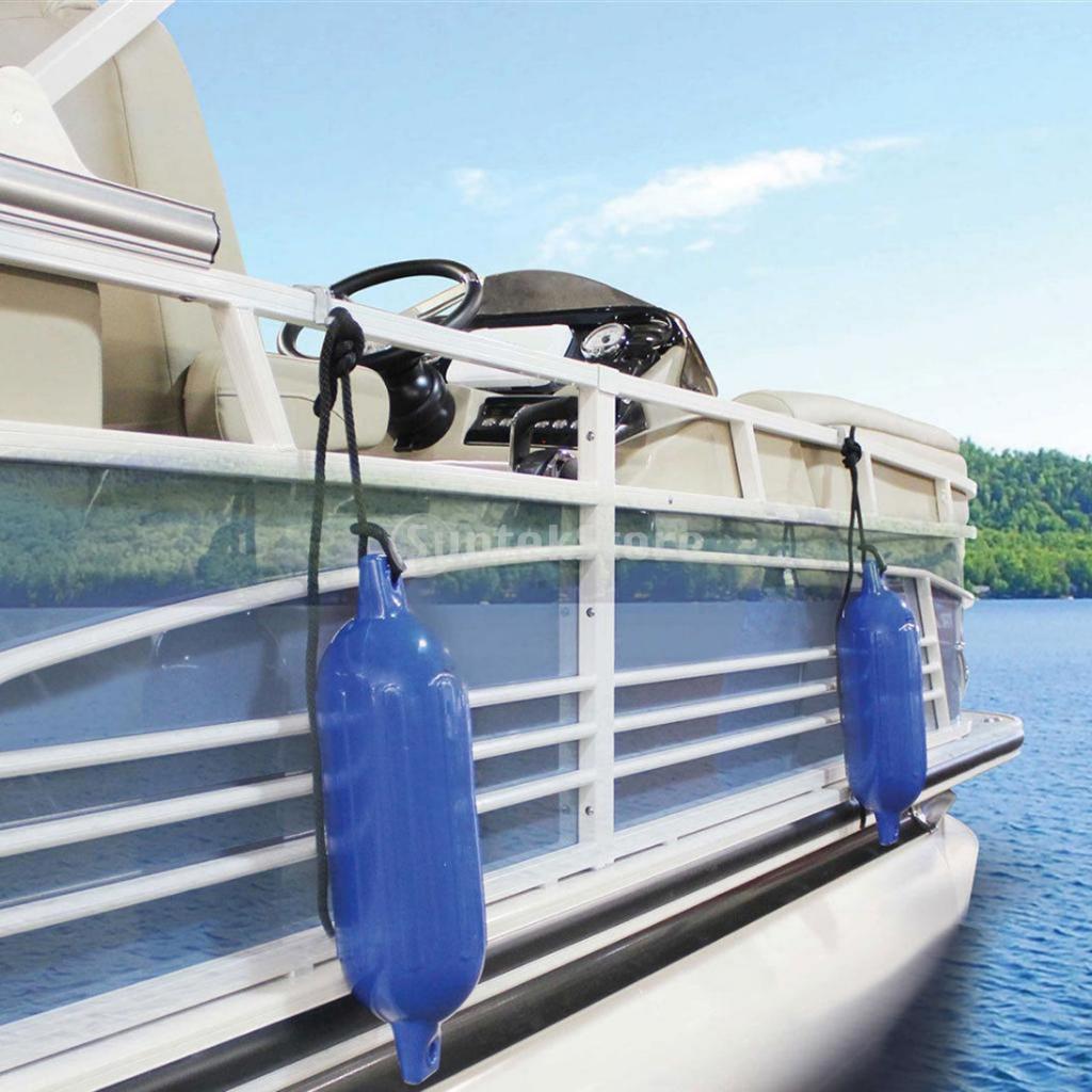 4x Marine Boat Fenders Protection Accessories Inflatable Boat Anti Collision Balls Yacht Boat Bumpers Fender for Pontoon Docking