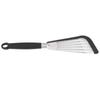 Silicone Fish Spatula Stainless Steel Slot Nonstick Coating Spatula for Frying Beefsteak Egg Black