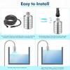 3 Pack Water Float Valve 1/2" To 3/4'' Auto Shut Off Water Tank Float Valve 304 Stainless Steel Fully Automatic Level Control for Pool, Livestock