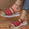 Large Size Wedge Heels Slippers for Women Wear New Summer Sandals