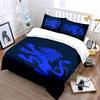 Blue lion crest design. Bedding sets Duvet cover sets Duvet covers Pillowcases(1 * Duvet Cover 2 * Pillowcases without duvet insert)