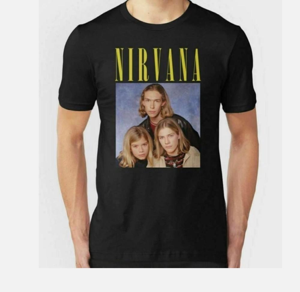

Nirvana Hanson Logo TShirt Vintage Hot Trend Tee Gift 100% Cotton For Fans Unisex T-Shirt M