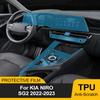 Film Protecteur Intérieur TPU pour Voiture pour Kia Niro SG2 2022 2023 Anti-rayures Console Centrale de Navigation Tableau de Bord Film PPF Pré-découpé