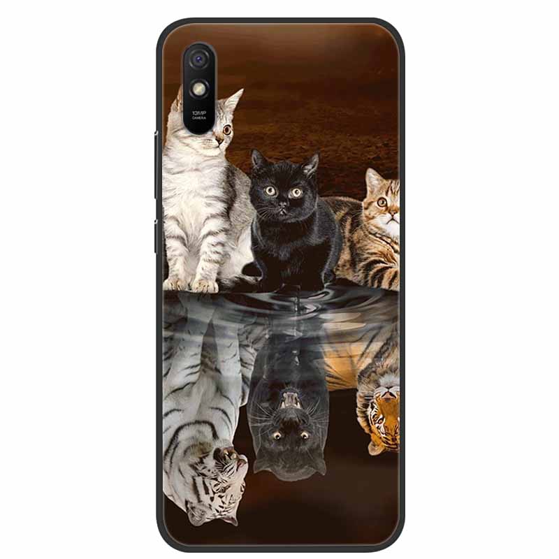For Xiaomi Redmi 9A Case Redmi 9AT Shockproof Soft Silicone TPU Back Cover For Redmi 9i 9A Sport Phone Cases 9AT Cute Cartoon