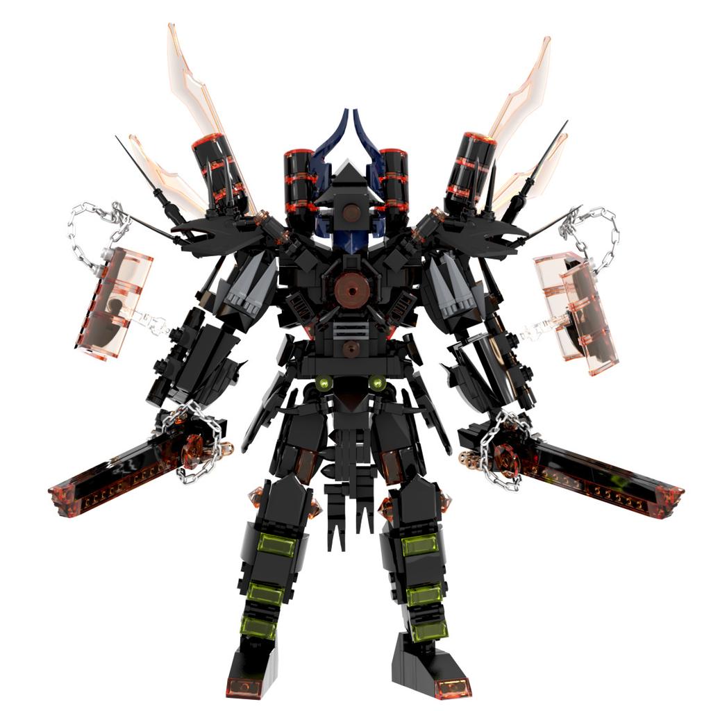 Skibidi Toilet Monitor Man Toy Series Upgraded Dual Blade Gravity Titan Cameraman Building Blocks Figure Collectible Kids Gift