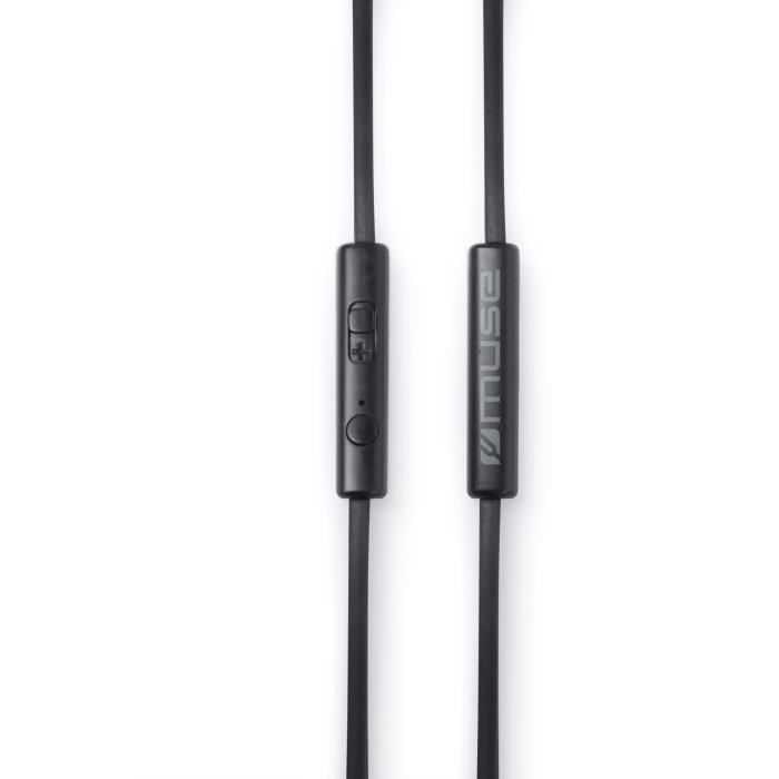 MUSE M-107 CF Ecouteurs Stéréo Avec Microphone Et Télécommande - Noir