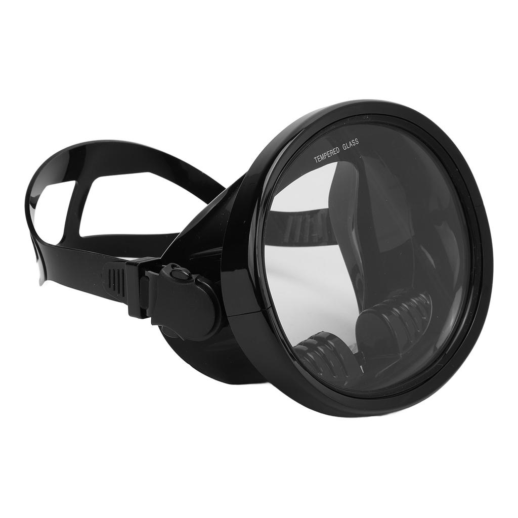 Universal Diving Goggles Tempered Glass Lens Waterproof HD 180 Degree Panoramic Field Of View Snorkeling Silicone
