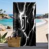 Juventus FC Printed Beach Towel Quick Dry Soft TowelPortable Large Rectangular Beach Blanket for Travel Swimming Pool