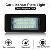 2 uds coche LED para placa de matrícula luz LED lámpara de licencia para VW Golf Canbus 2010-2021 OEM No. 5N0943021 3AF943021A