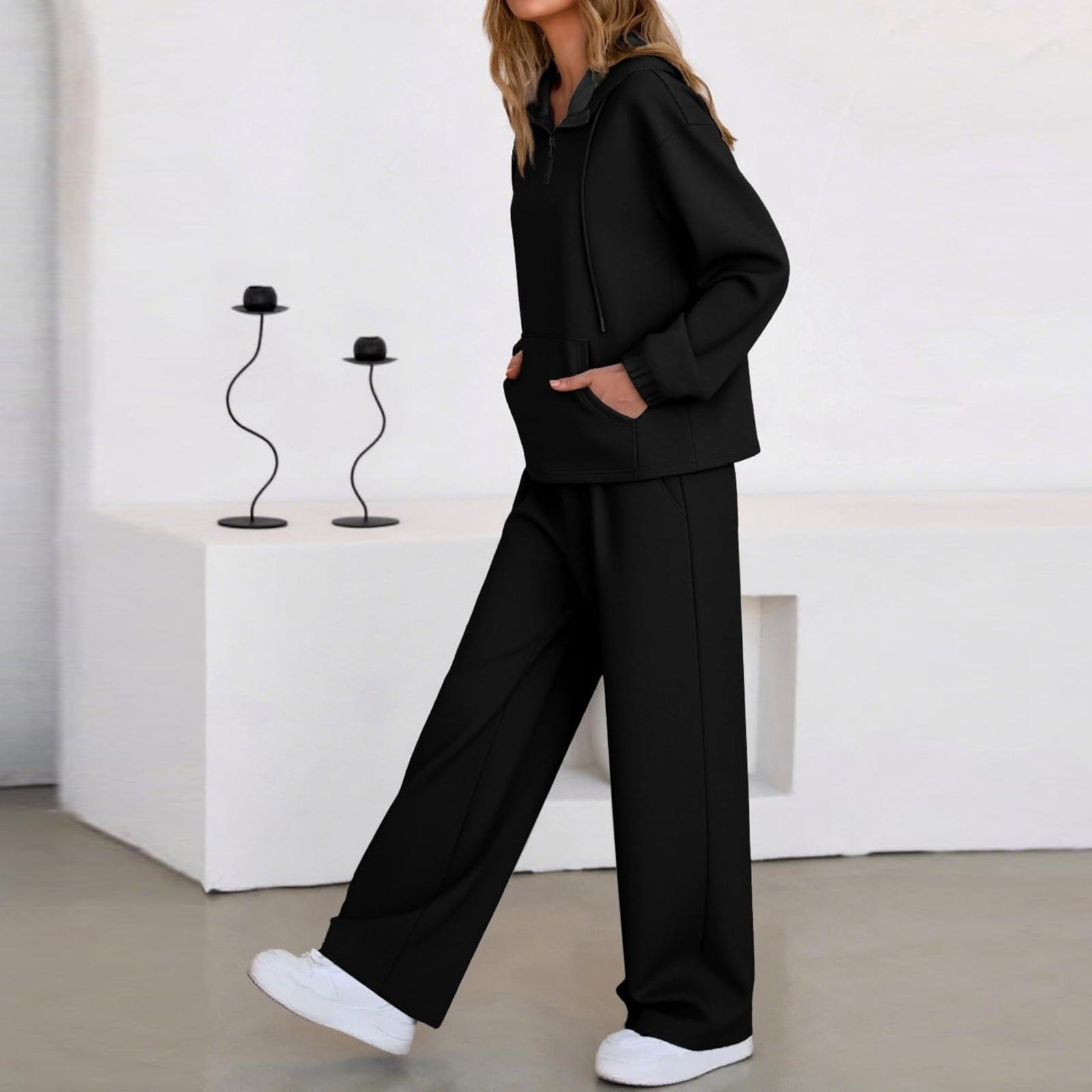 

Комплекты из двух вещей для женщин, повседневные свободные рубашки с длинным рукавом и шорты на кулиске с высокой посадкой, спортивный костюм, осенние наряды L