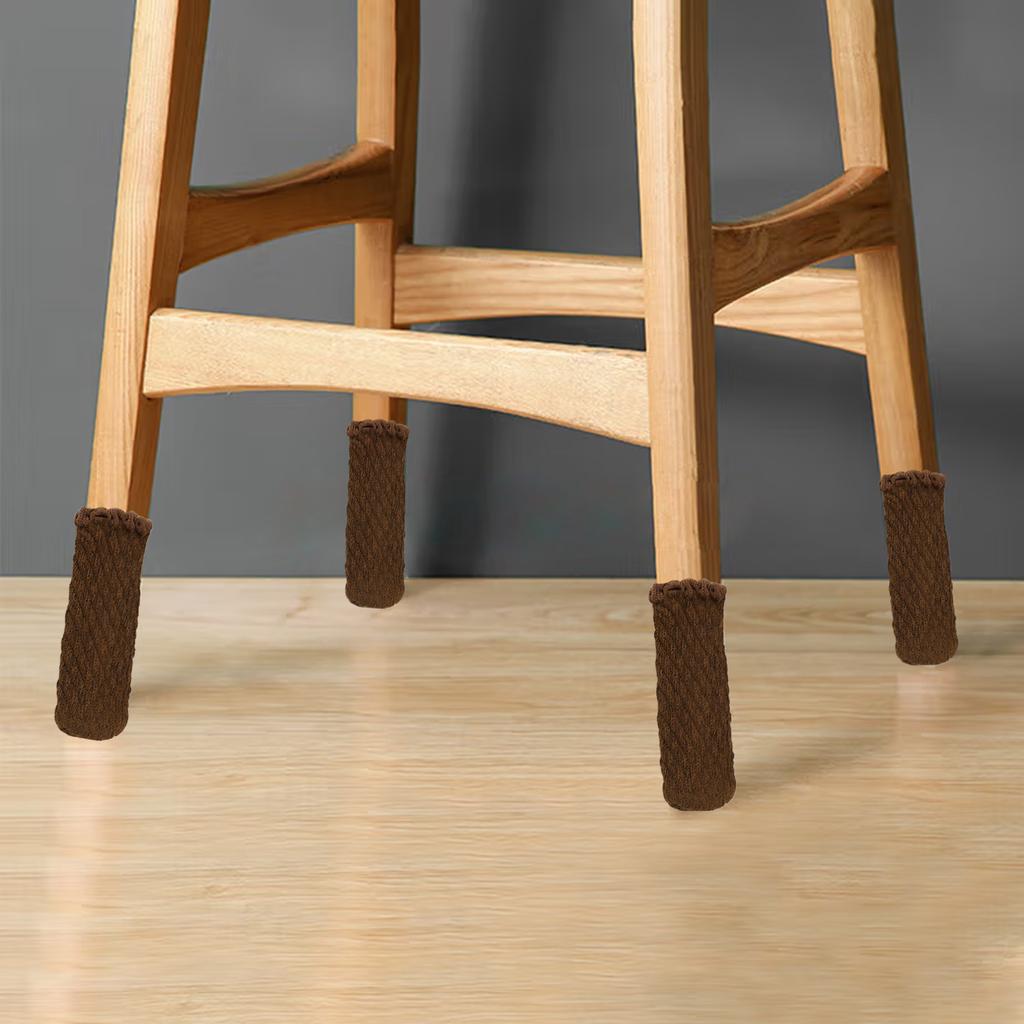 20Pcs Thickened Knitted Table Chair Leg Floor Protectors Covers Furniture Leg Socks for Hardwood Floors