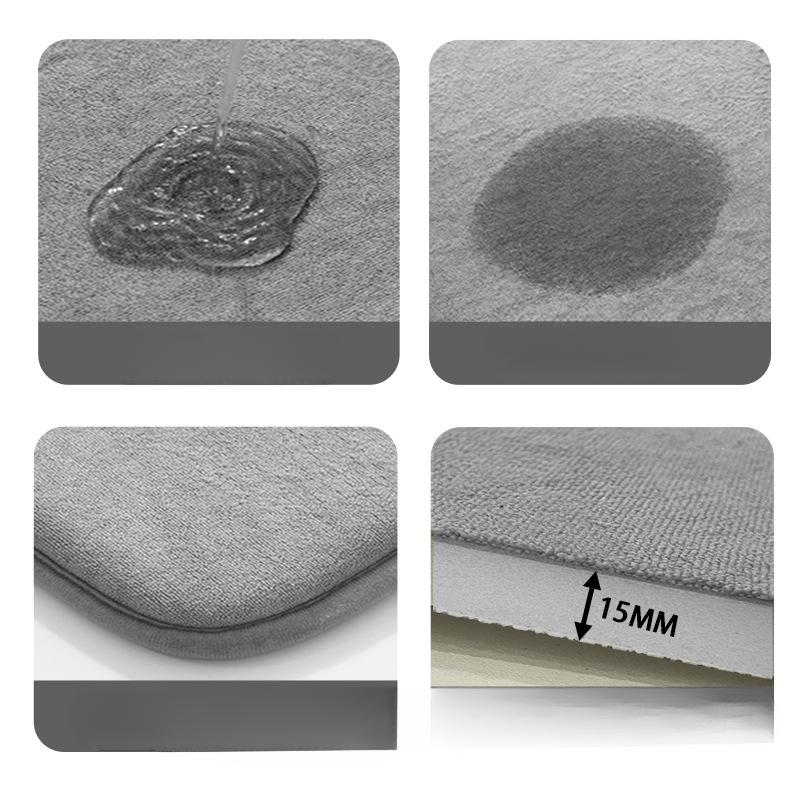 Bathroom Floor Mat Strong Absorbent Little Girl Printed Household Floor Mat Dirty Toilet Mat Mat