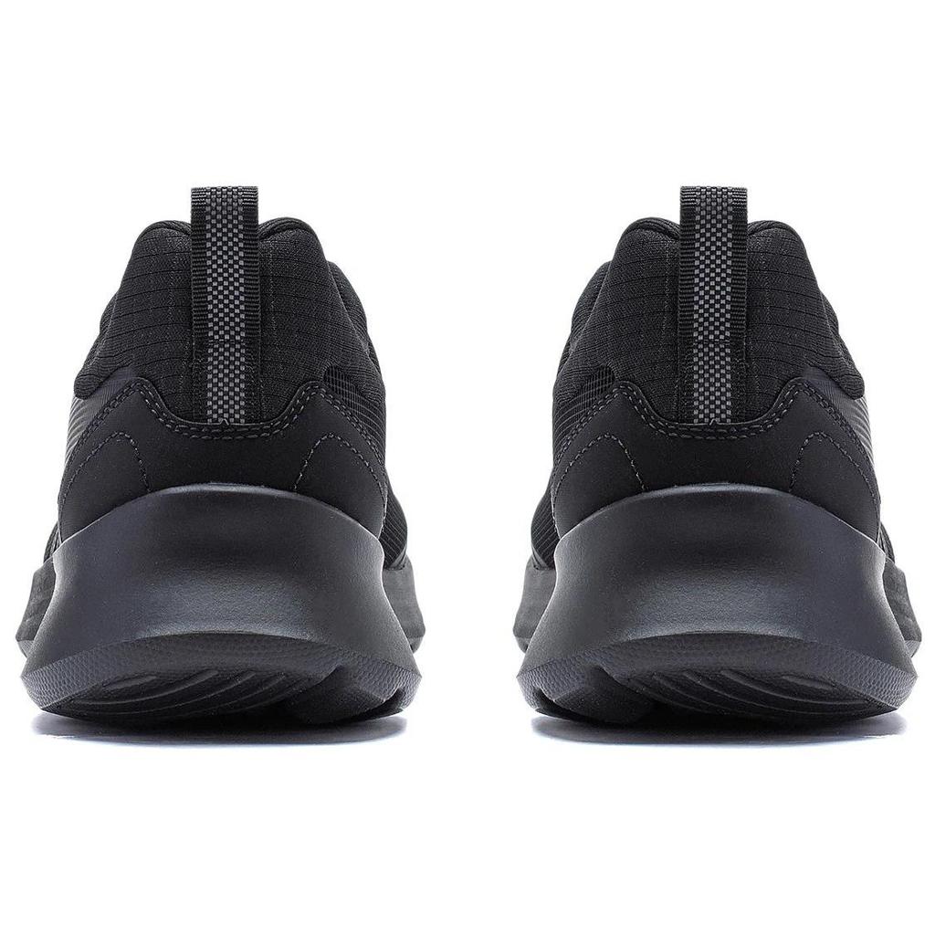 Li-Ning Lightweight Feather Series Fabric Wear-Resistant Non-Slip Low-Top Running Shoes Men Sneakers Black ARST065-1