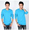 Custom Summer Crew Neck Long Sleeve T-Shirt - Personalized Class Uniform with Picture and Text Print