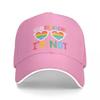 Lets Get One Thing Straight Im Not  funny gay Baseball Cap Trucker Hat Streetwear Bobble Hat FeUnisex Unisexs